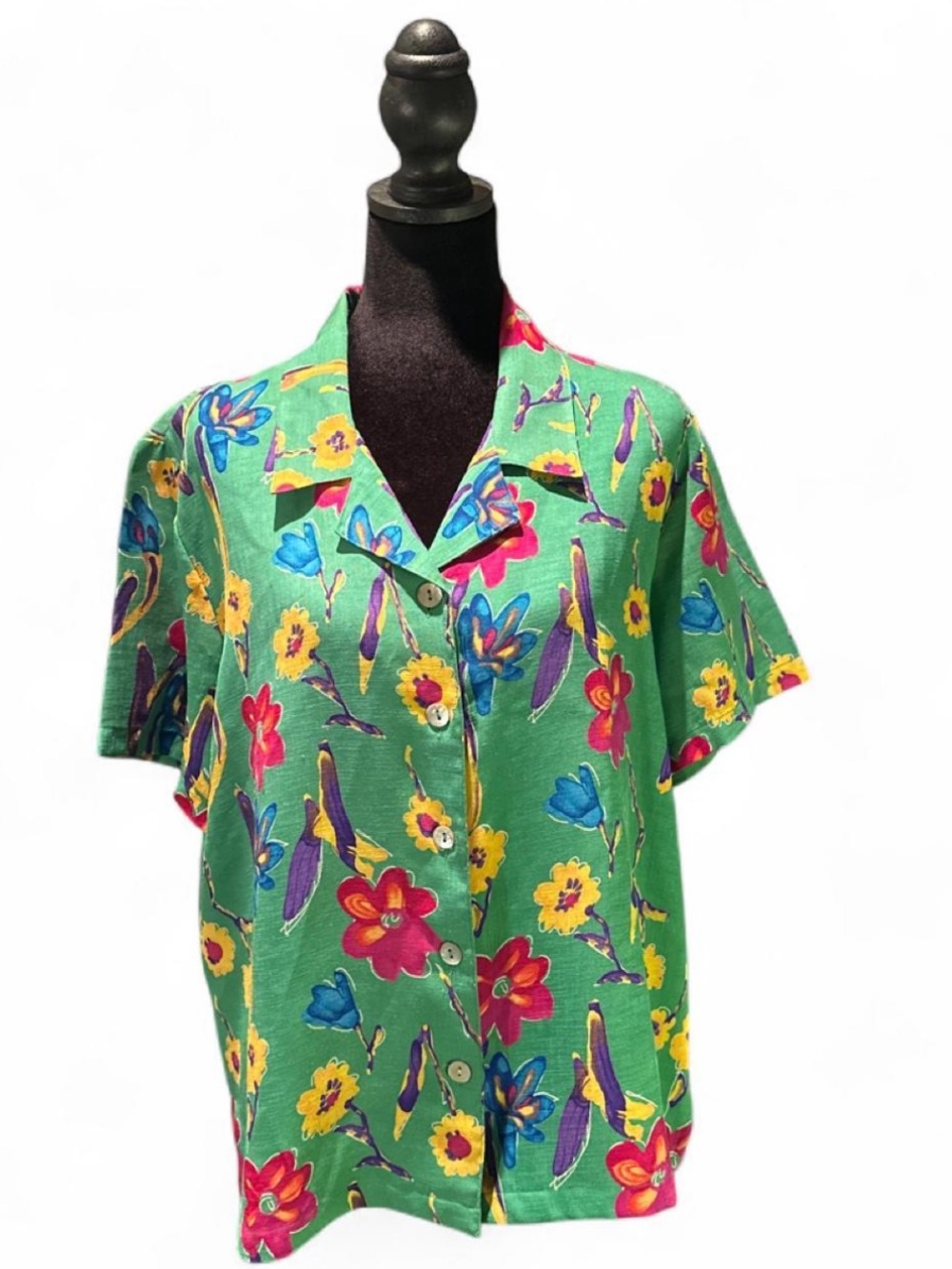 Vintage Patchington Floral Pattern Blouse